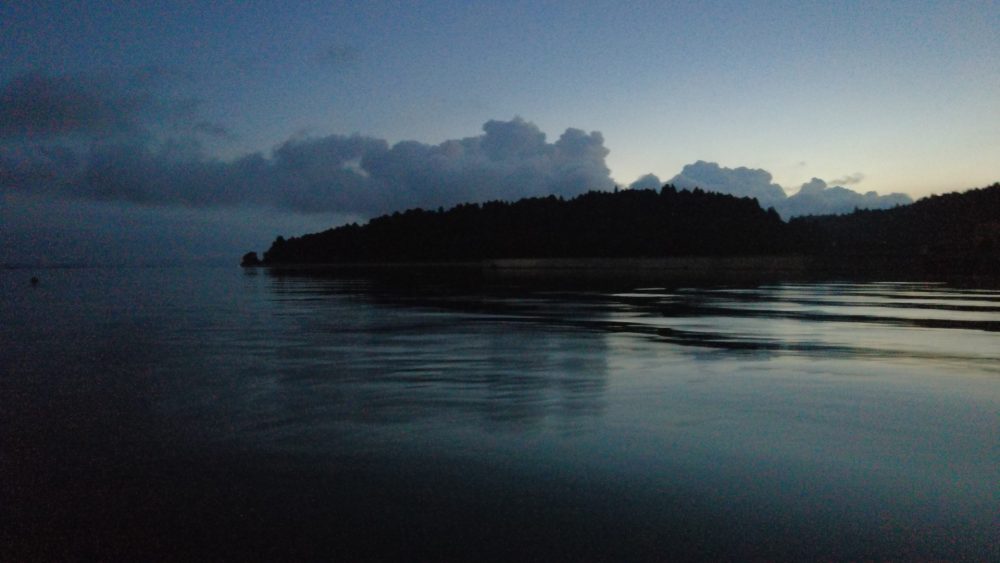 明け方の能登島