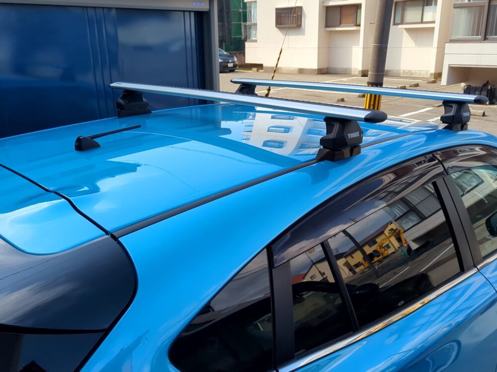 XV(ルーフレール無し)にウィングバーEVO